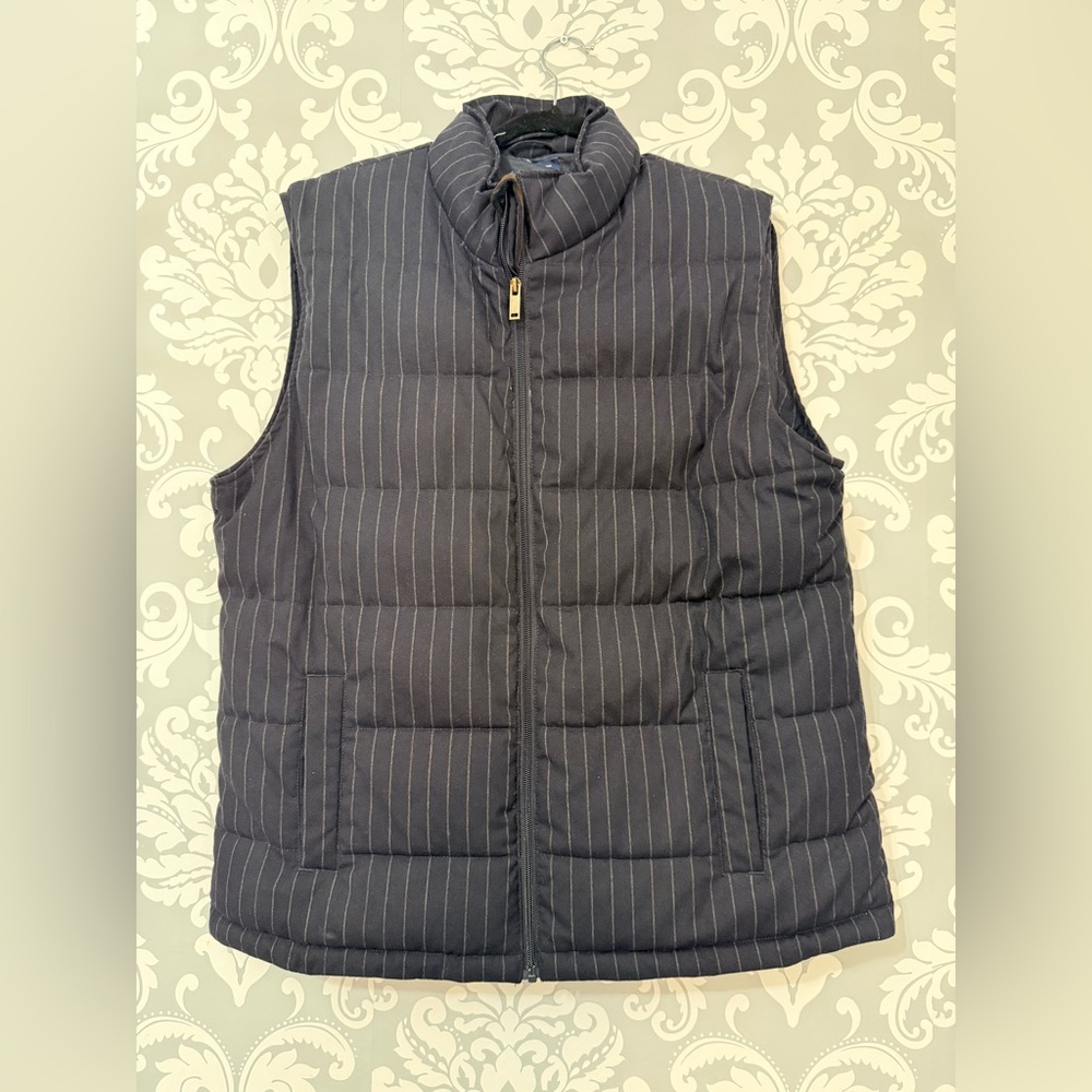 Stafford‎ Men’s Quilted Navy Full Zip Puffer Vest